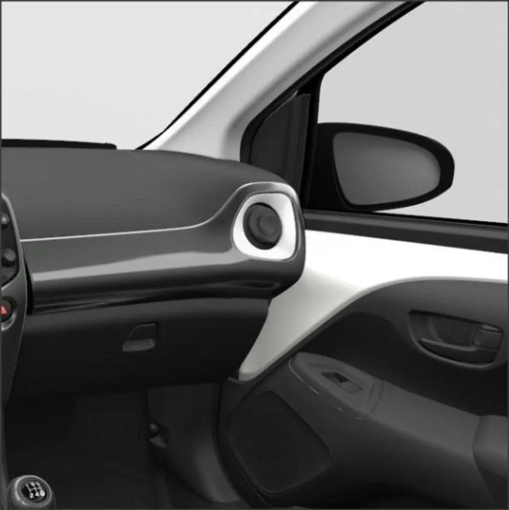 TOYOTA Aygo Luce presa d'aria destra Bianco Flash 55662-0H050-A0 OE