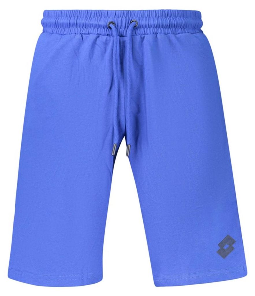 Herren Blaue Bermuda-Shorts mit Elastischem Bund & Taschen