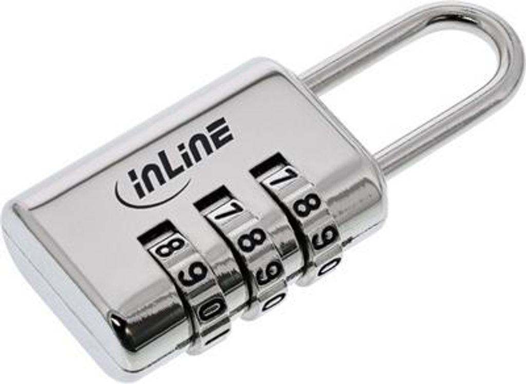 InLine® Zahlenschloss, mit 3-fach Zahlenkombination Produktbild 