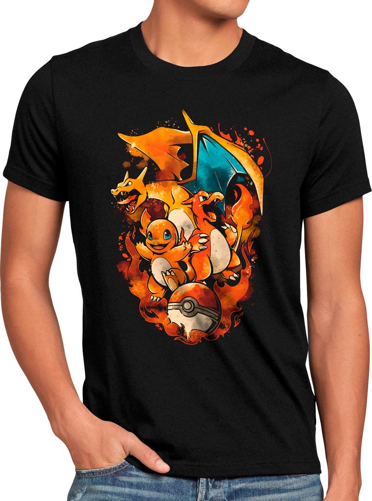 BaumwolleCloud Fire Fury Herren T-Shirt monster game online