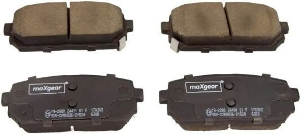 Plaquettes de Frein Arrière MAXGEAR 19-2990 pour Carens III OE 583021DA00
