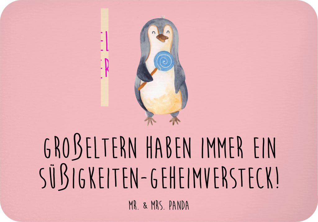 Mr. & Mrs. Panda magnet Großeltern Süßigkeiten - Rot Pastell - Geschenk, Weisheit, Handarbeit, holzmagnet, Weihnachten, zettelhalter, Enkelkinde...