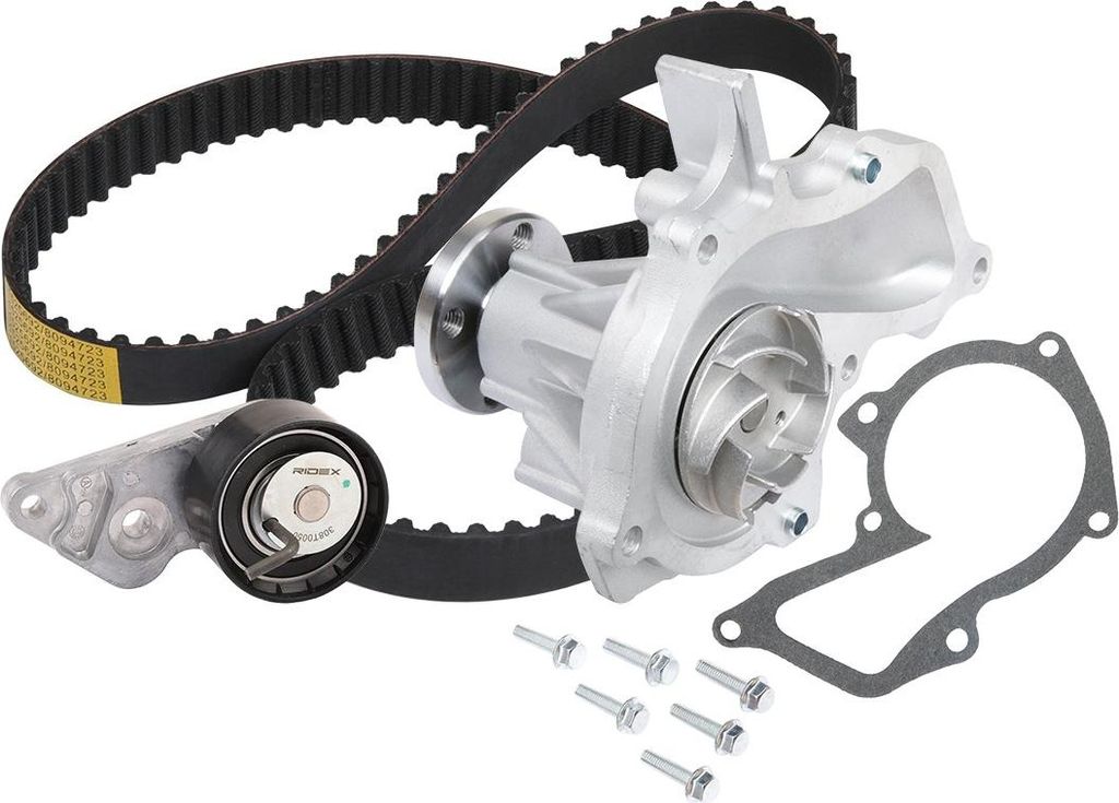 RIDEX 3096W0539 Zahnriemensatz + Wasserpumpe für FORD Fiesta Mk5 Schrägheck (JH1, JD1, JH3, JD3) Focus II Schrägheck (DA, HCP, DP) Focus II Kombi