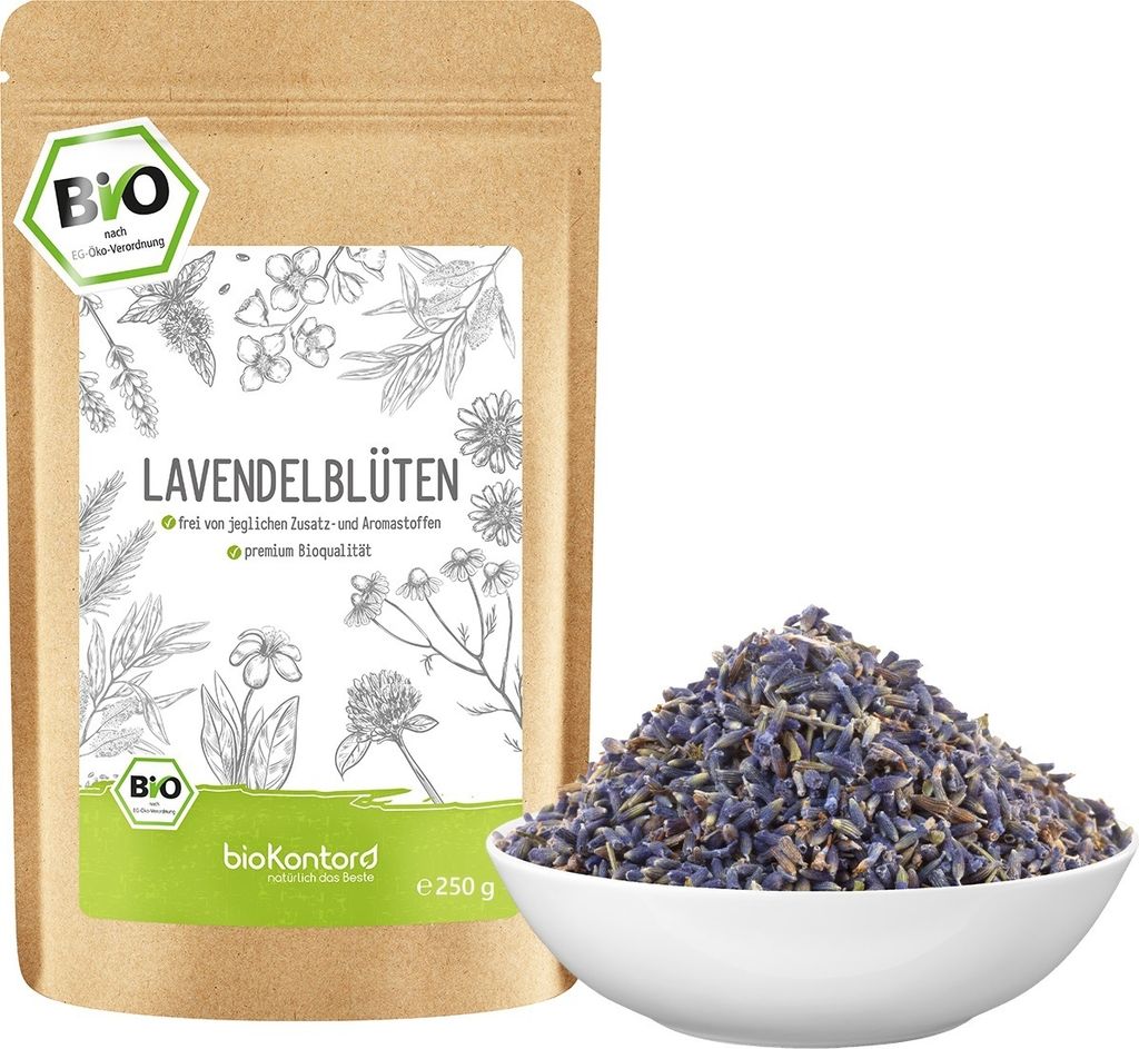 Lavendelblüten getrocknet 250 g I Lavendel 100 % natürlich Produktbild 