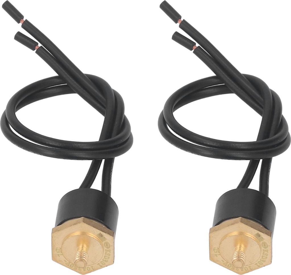 Stück wasserdichter Thermostatschalter ohne Lichtbogenbildung KSD301 Thermoregler mit Kabel 250V M4