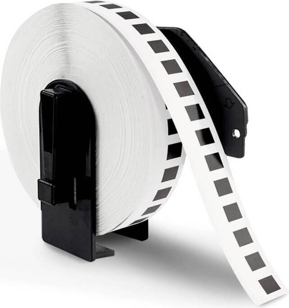 Brother DK-22214 kompatible Etikettenrollen - 12 mm x 30,48 mm