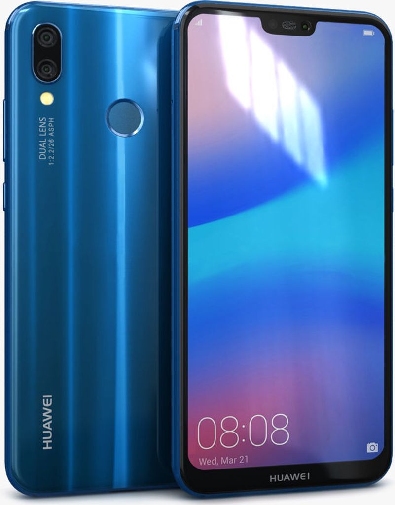 Huawei P20 Lite ANE-LX1 64GB LTE Smartphone Klein Blue Produktbild 