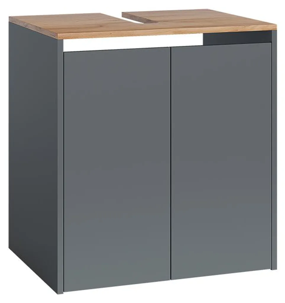 Meuble sous-vasque 60cm Vicco Viktor en bois et métal style industriel