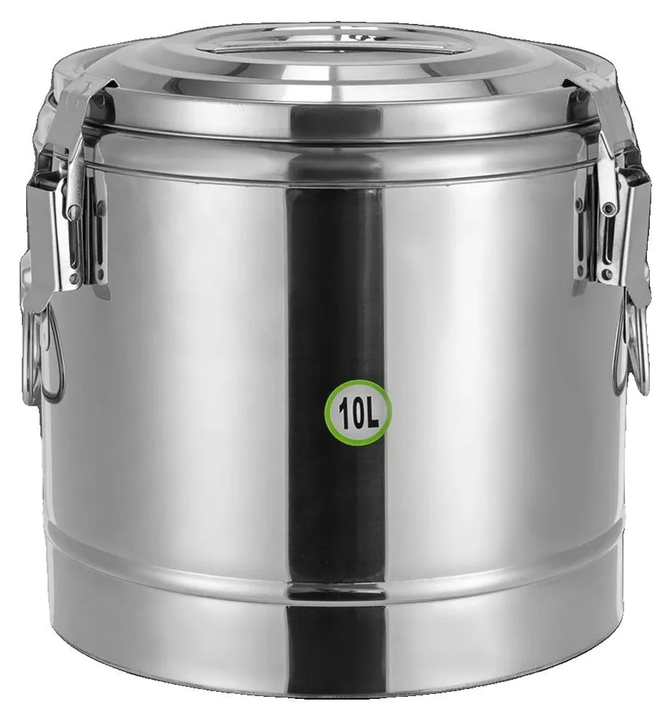 Thermos à soupe pour déjeuner bureau et randonnée en inox argent 1L