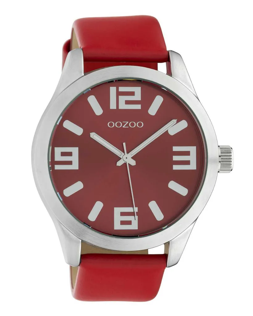 Montre OOZOO C10236 Design Minimaliste Bleu Foncé avec Cadran Argent
