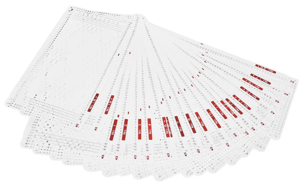 Cartes perforées indéchirables pour réparer votre machine à tricoter pro