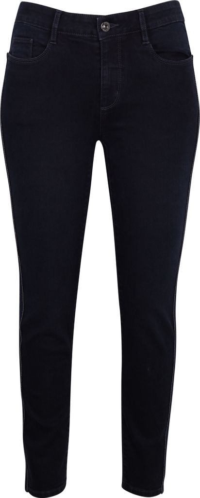 Stooker Women GALON Damen 5-Pocket-Jeans Slim Fit 46 (Länge 28) tinted denim