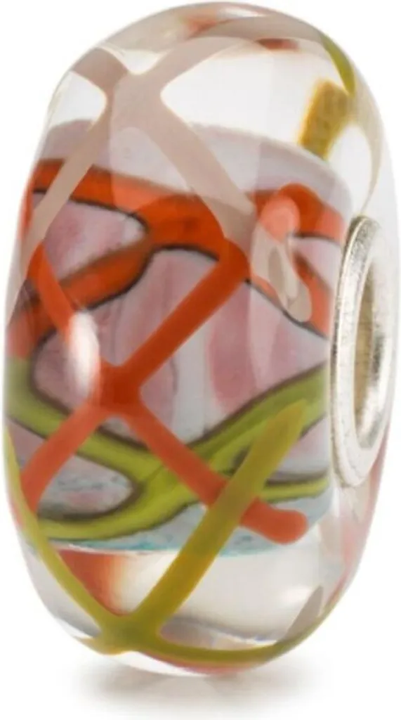 Perlina Donna Trollbeads TGLBE-20132 | Gracious Reeds Vetro Multicolore