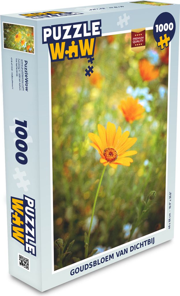 MuchoWow Puzzle 1000 Teile Ringelblume aus der Nähe - Spielzeug - Alt und Jung - Spiele - Puzzeln