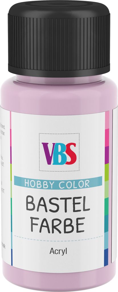 VBS Bastelfarbe 50 ml Acrylfarbe für kreative Projekte und DIY Ideen Lavendel