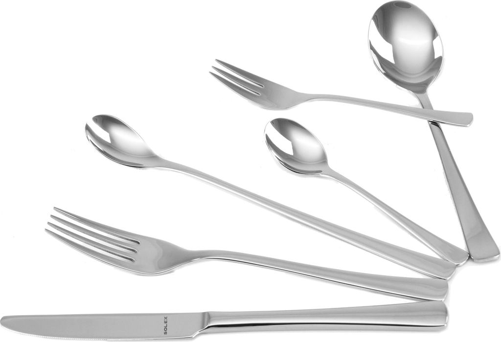 Solex Karina Besteckset 72 teilig inkl. Latte Macchiatolöffel Limonadenlöffel