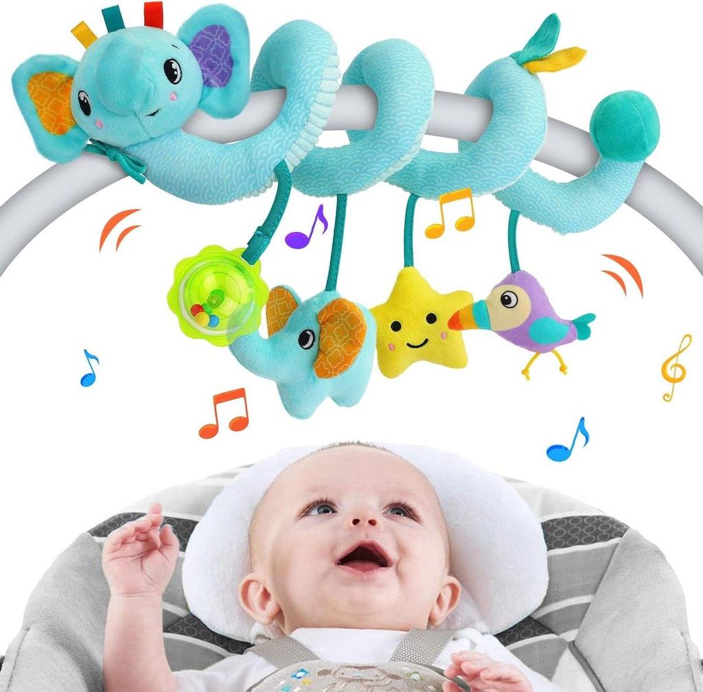 Baby Spirale Spielzeug Kinderwagen & Autositz – Aktivitätsspielzeug