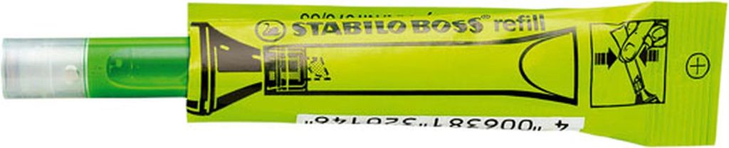 Tinte zum Nachfüllen - STABILO BOSS ORIGINAL Refill - grün Produktbild 