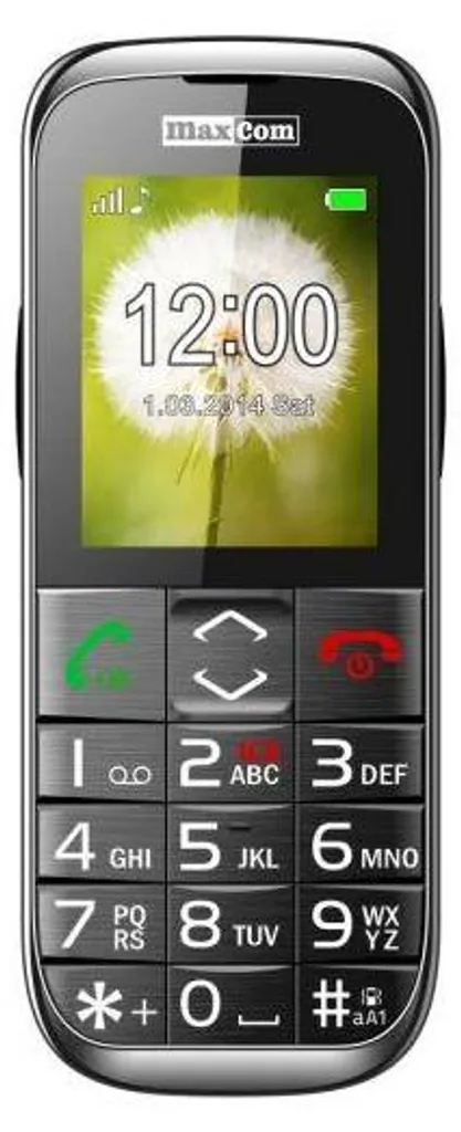 Téléphone portable Maxcom MM720 pour téléphoner simplement en noir - 12
