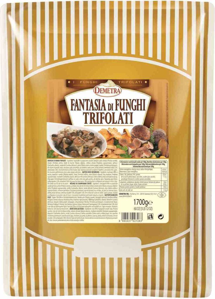 Gemischte Pilze trifolati Fantasia 1700 gr. - Demetra