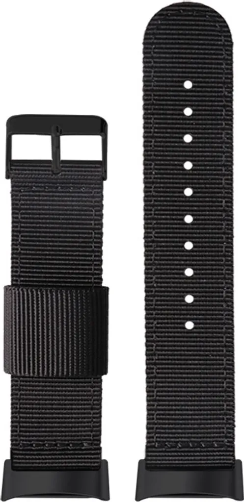 Cinturino Nylon Nero per Fitbit Charge 5 - Design Minimal & Comfort