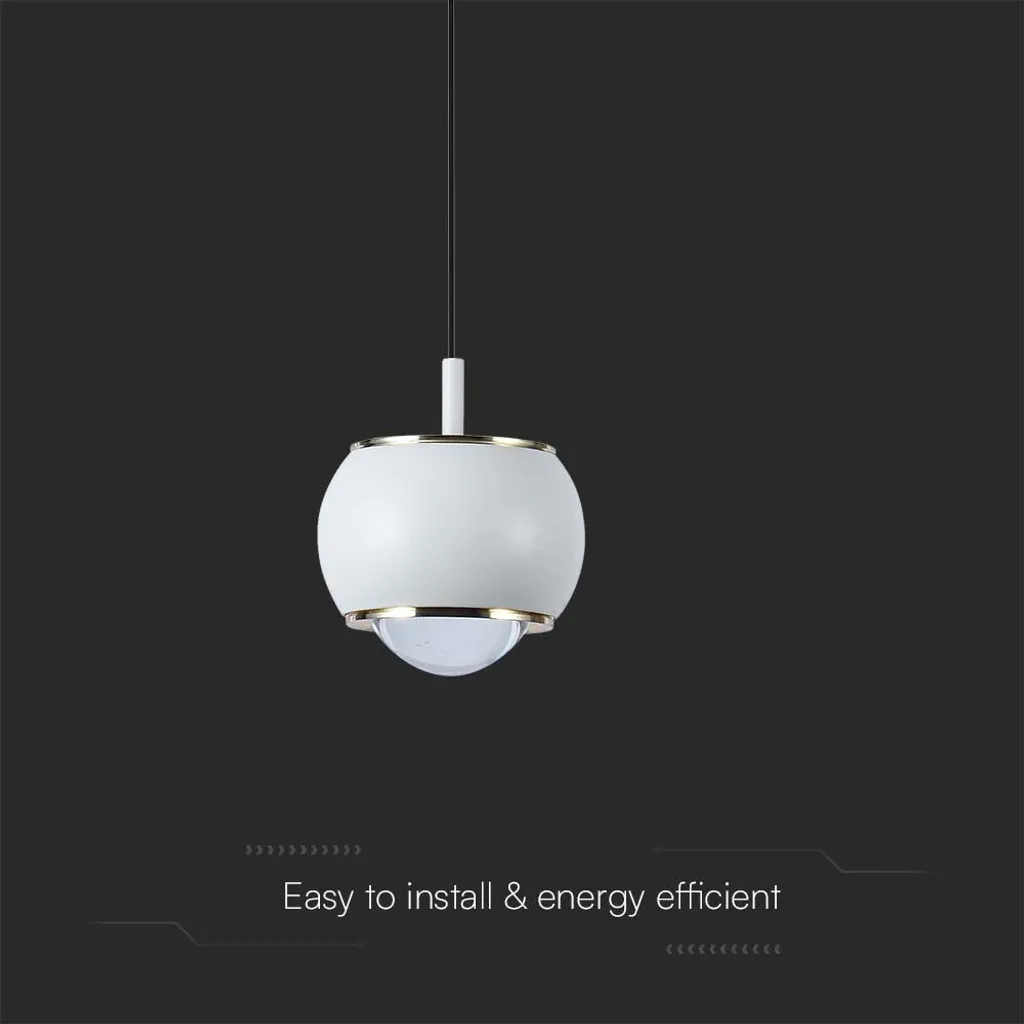 Éclairage LED suspendu pour table à manger 3000K blanc style moderne - 7
