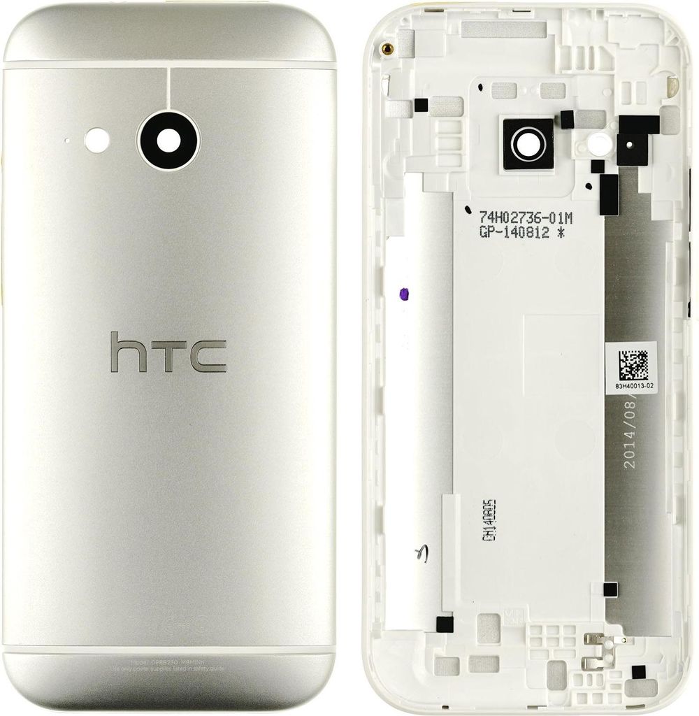 Original HTC ONE mini 2 M5 Backcover Gehäuse, silber