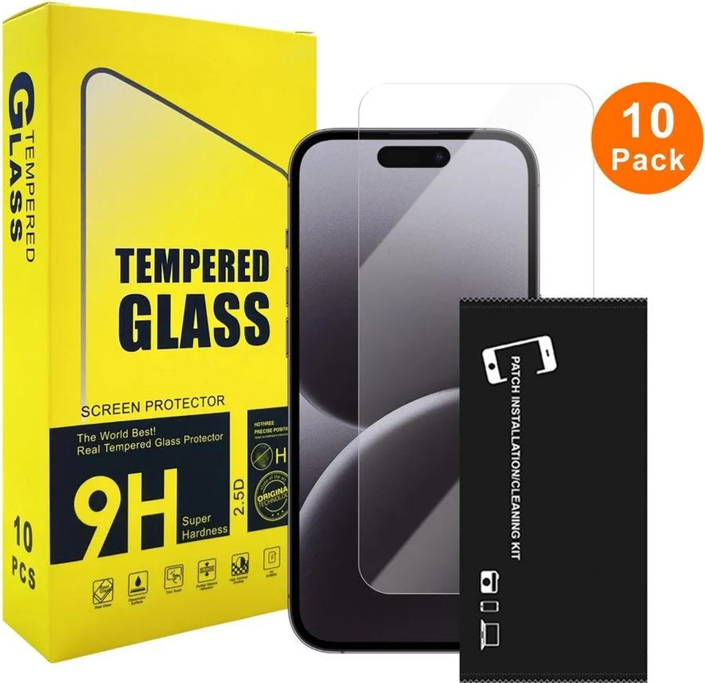 Évitez l'écran cassé : 10 verres trempés iPhone 17 Pro Max en vrac