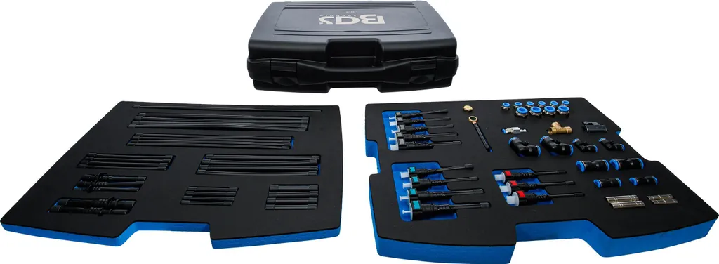 Kit adaptateurs et tuyaux pour testeur de pression réf 63410 - 5 pièces