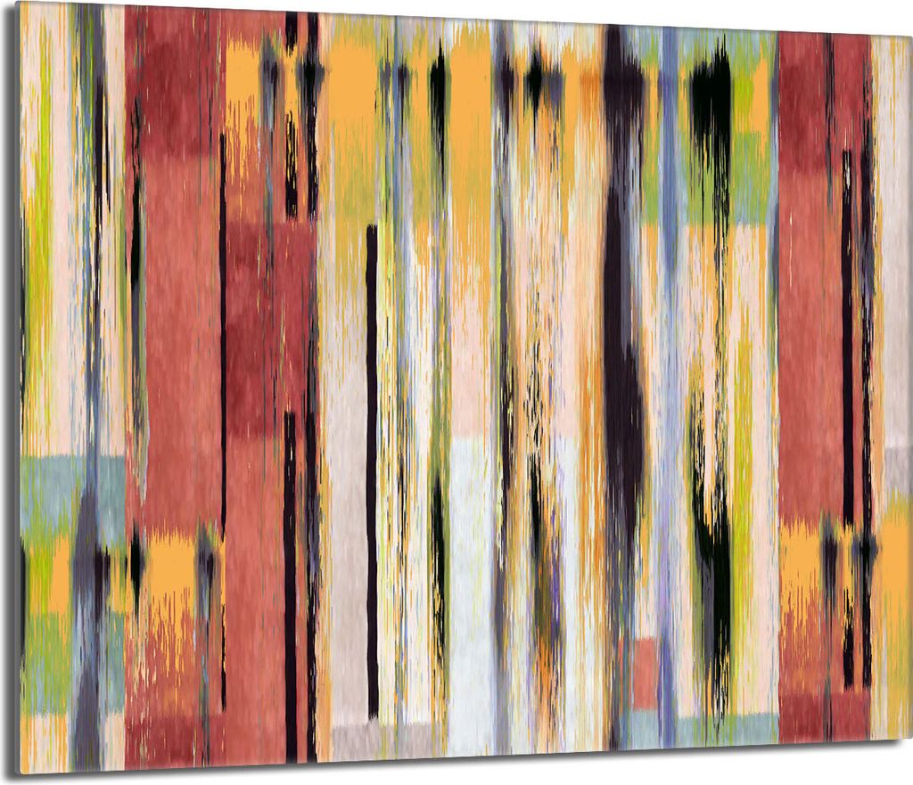 Glasschutzplatte für den Herd 60x52 Bunt