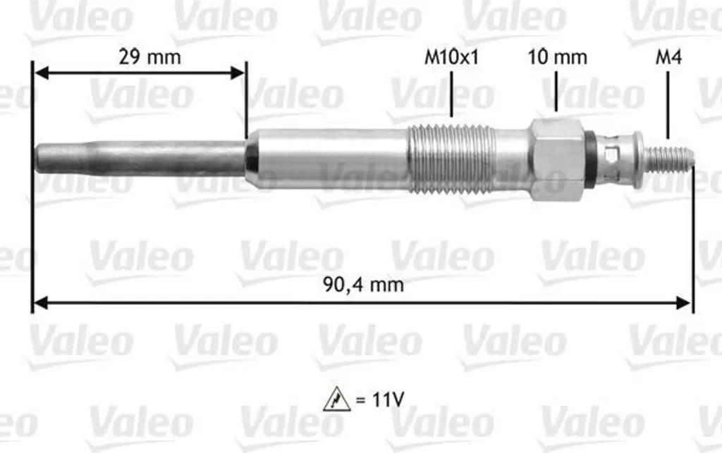 Candeletta Valeo 345101 per Nissan Qashqai e Renault Megane 1.5 dCi