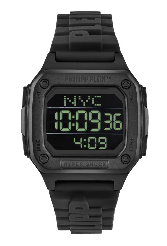 Philipp Plein PWHAA0221 Digitaluhr Hyper $hock Schwarz