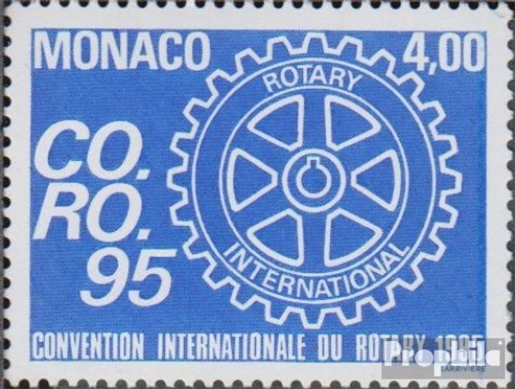 Briefmarken Monaco 1995 Mi 2220 (kompl.Ausg.) postfrisch Rotary-Kongreß