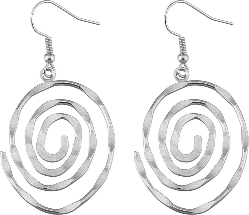 1 Paar Damen-Hakenohrringe, hohle Wirbelform, glatt poliert, Ohrschmuck, Schmuck, Urlaubsohrringe, Party-Hängeohrringe, Pendel-Ohrringe