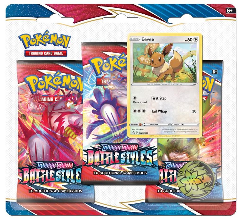 Pokemon Battle Styles: Eevee 3-Pack Blister Image du produit 