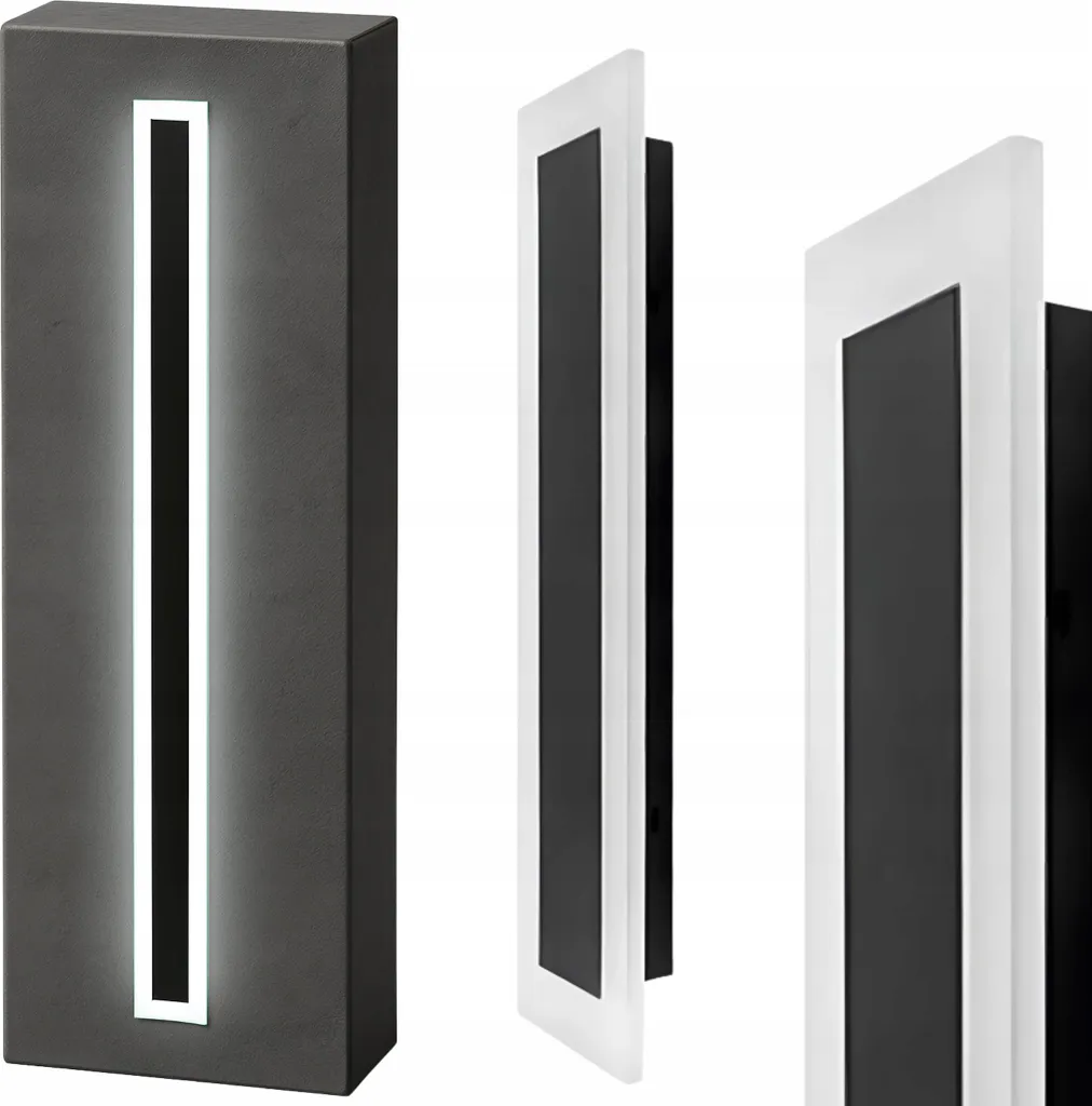 Applique Murale Extérieure LED 60cm Anti-Corrosion 12W pour Jardin Moderne
