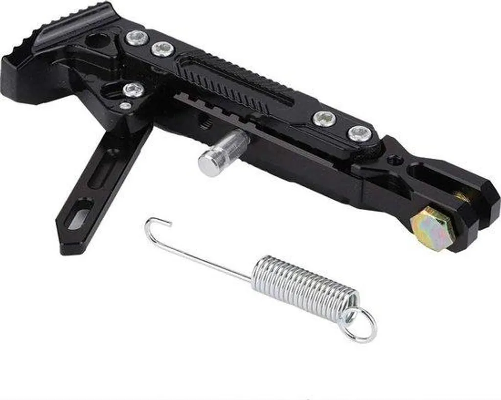 Béquille latérale réglable en métal universelle pour moto de route