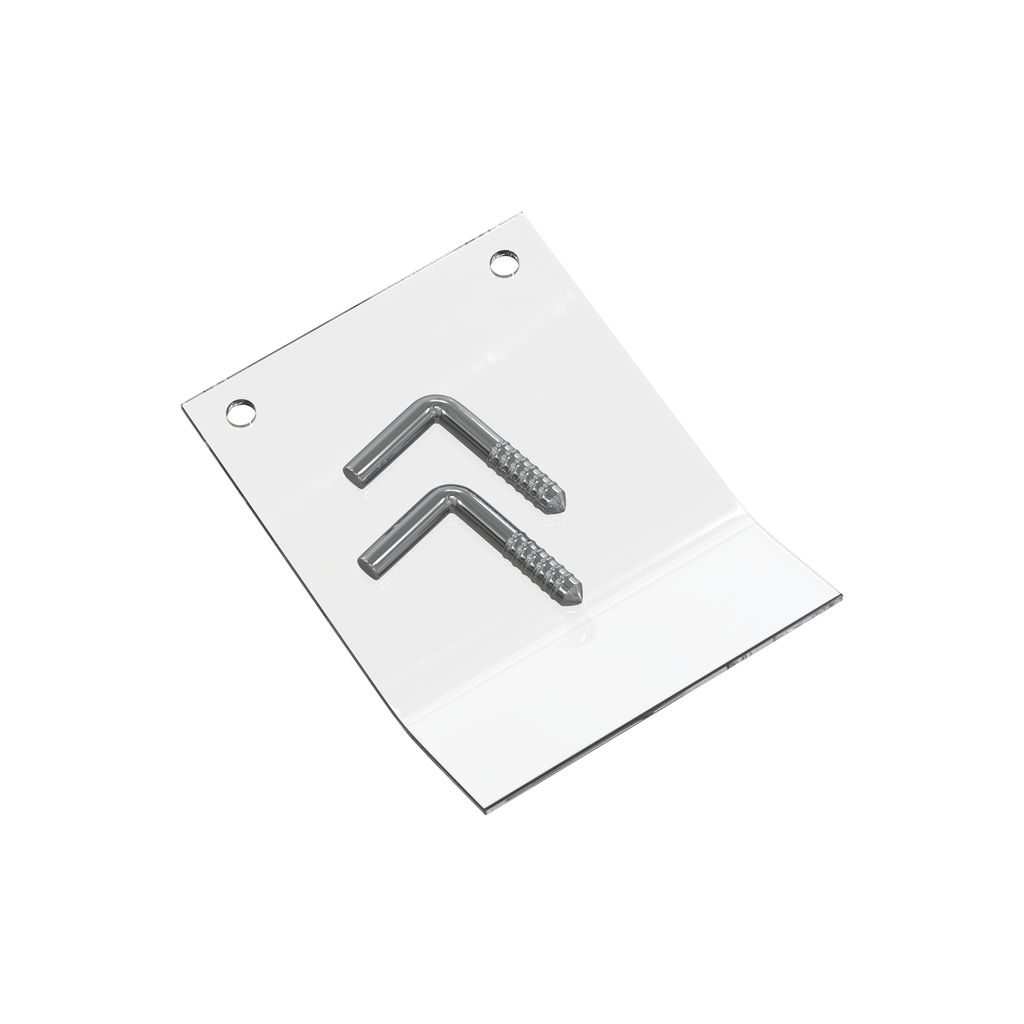 BEESI Wachsmottensperre für Hummelhaus groß I Hummelklappe 2mm stark I Zum Schutz vor Wachsmotten I 44,9mm x 34mm I Wachsmottenklappe für Hummel...