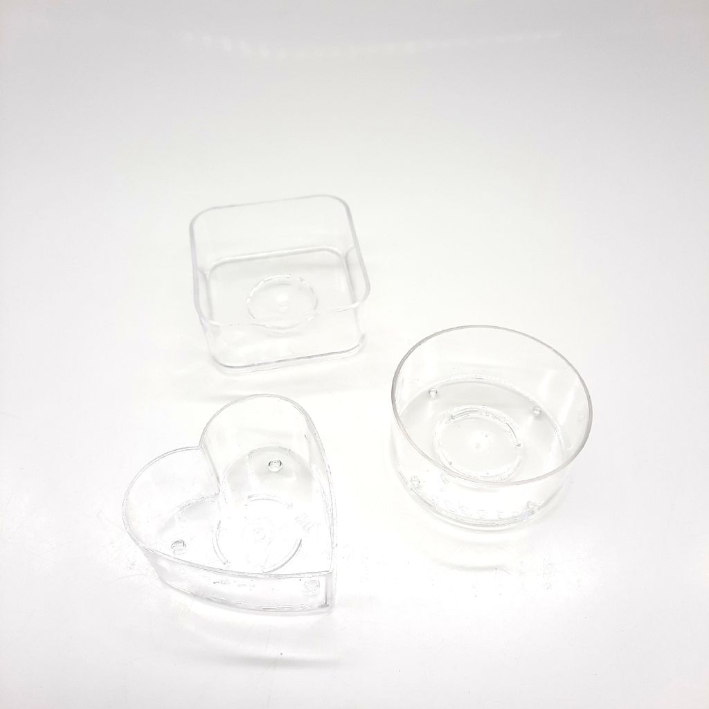 Teelichter Kerzenhalter Kunststoff Teelichtbecher 100 Stück Kerzendochte Wachsschmelz Dosen DIY Kerzenherstellungsset