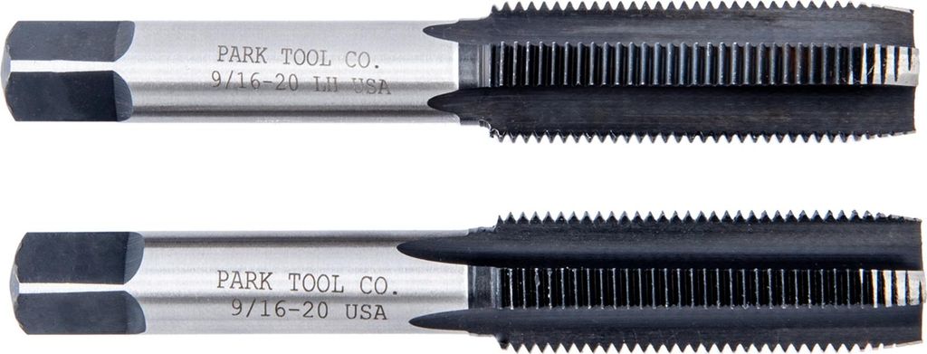 Park Tool TAP-6 Gewindebohrer Pedalgew. R+L Paar Silber