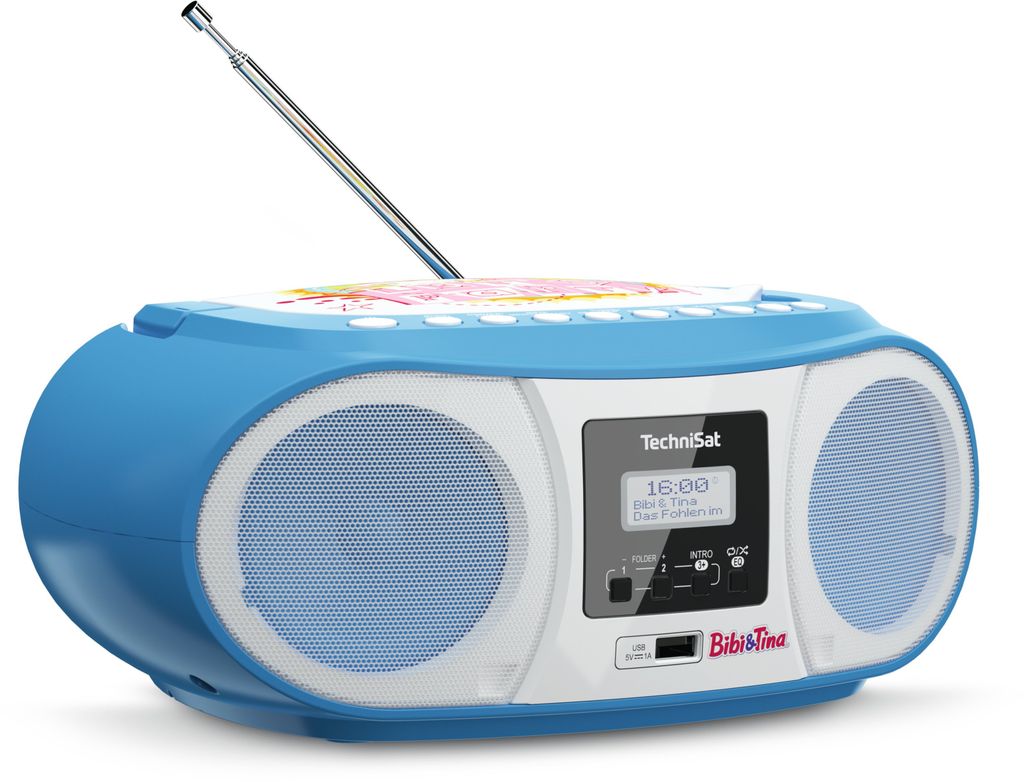 TECHNISAT Boombox 3W FM/DAB+ CD BT MP3 USB Wake up. Zdjęcie produktu 5