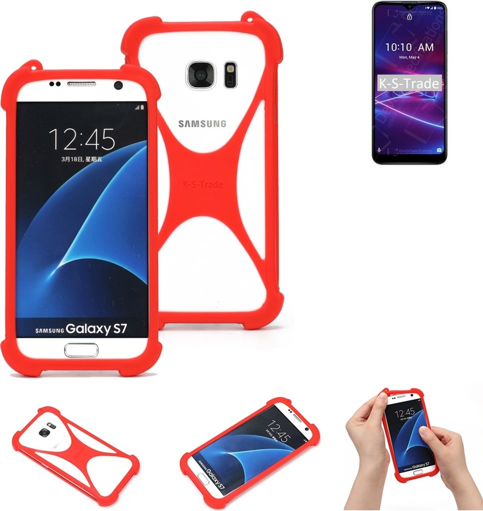 K-S-Trade Handy-Hülle kompatibel mit Coolpad Legacy Brisa Schutz-Hülle Bumper Silikon Schutz Hülle Cover Case Silikoncase Silikonbumper TPU