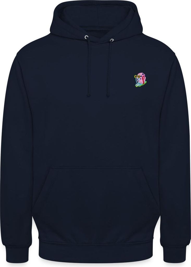 Spreadshirt SpongeBob Schwammkopf Gary Stick-Motiv Uni Hoodie, S, Navy
