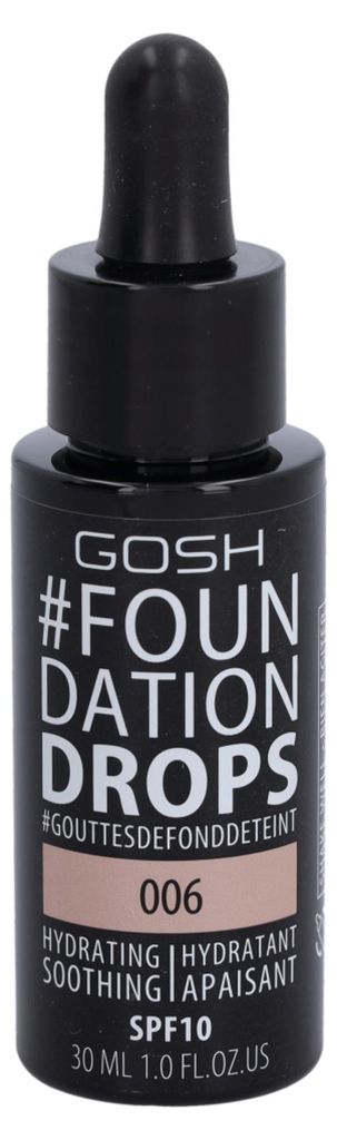 GOSH Fondotinta idratante e levigante in gocce 006 Fulvo, Immagine del prodotto 