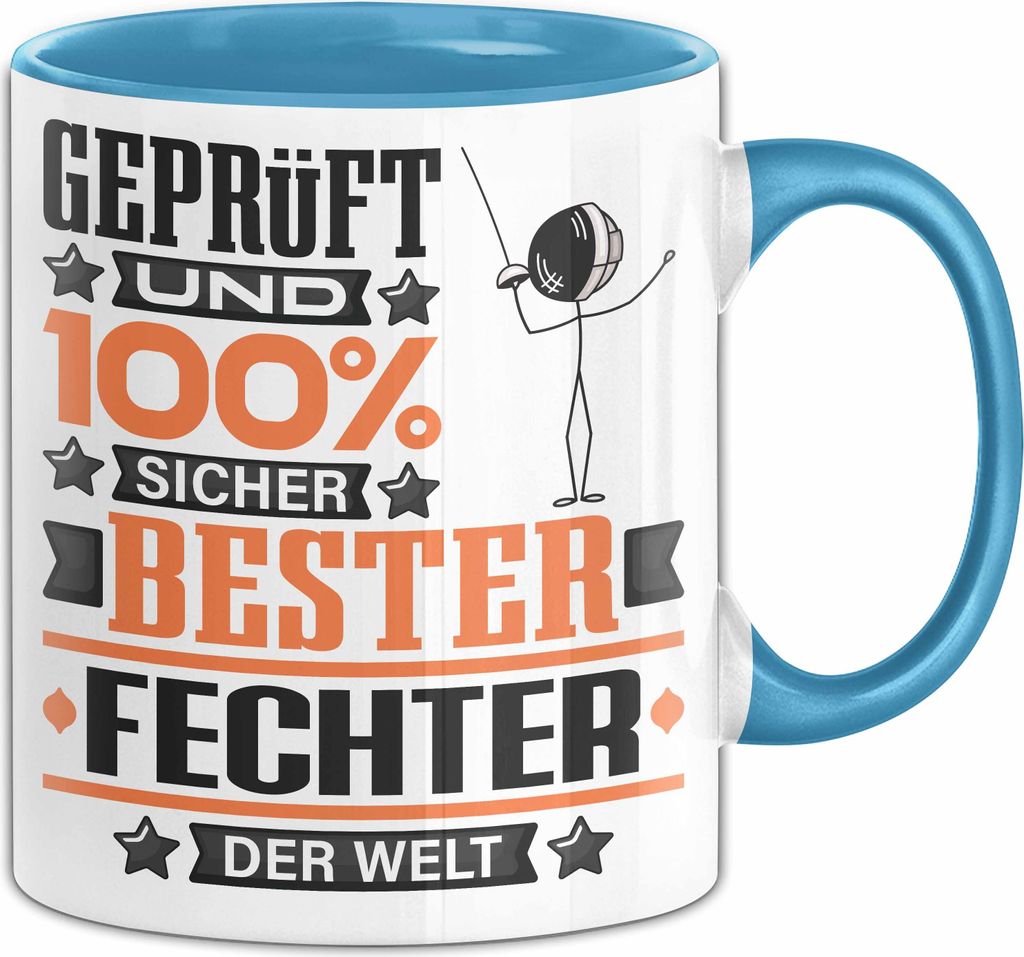 Fechter Geschenk Lustiger Spruch für Fechter Geschenkidee Produktbild 