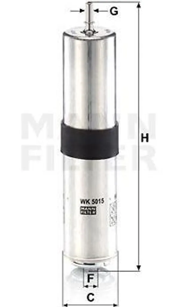 Évitez l'encrassement moteur avec le Filtre Carburant WK 5015 BMW et Mini
