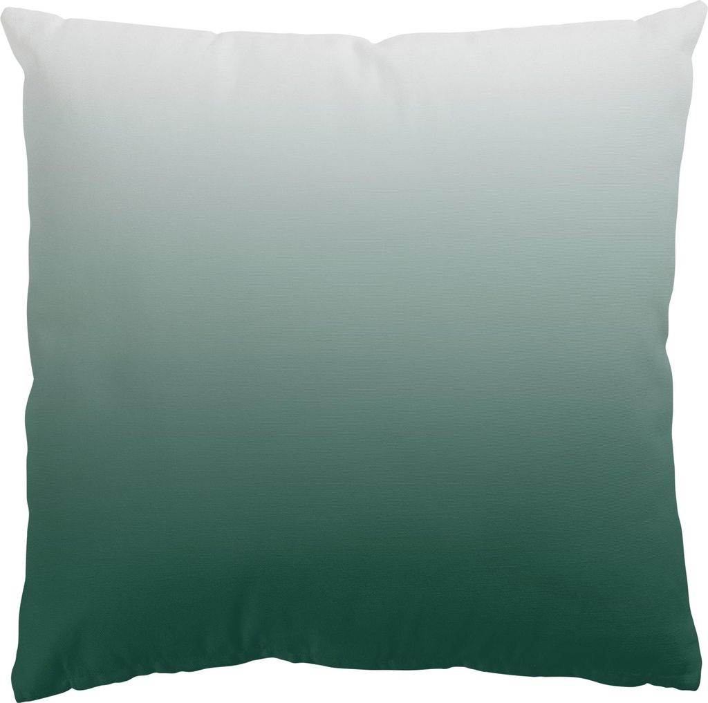 Dekokissen mit Motiv draußen / Outdoor Zierkissen waschbar Design grün Abstrakt Sofakissen mit Füllung