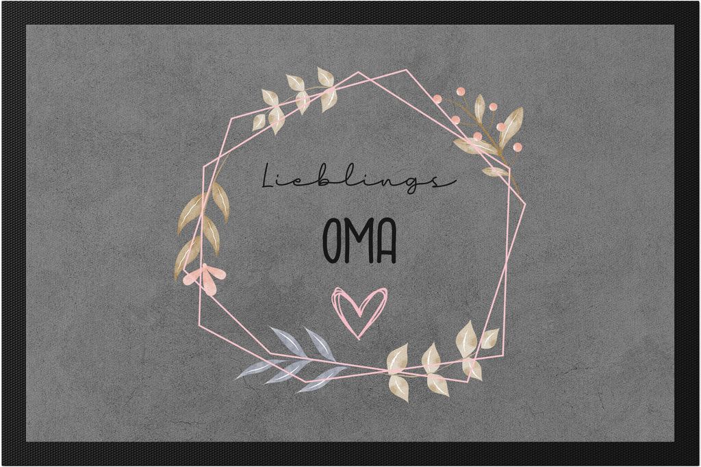 Lieblingsoma Fußmatte Omi Großmutter Geschenkidee Geburtstag Enkel Enkelin Enkelkinder