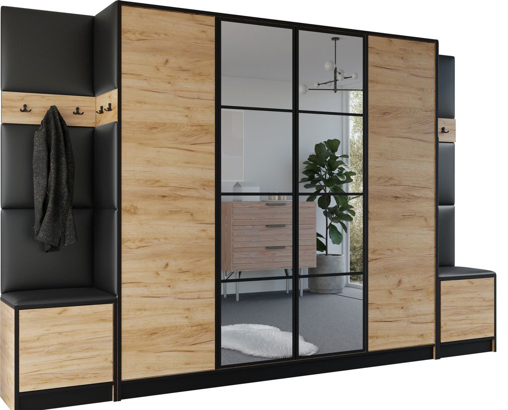 KIER FURNITURE Armoire EDEN, armoire de chambre, penderie, Image du produit 