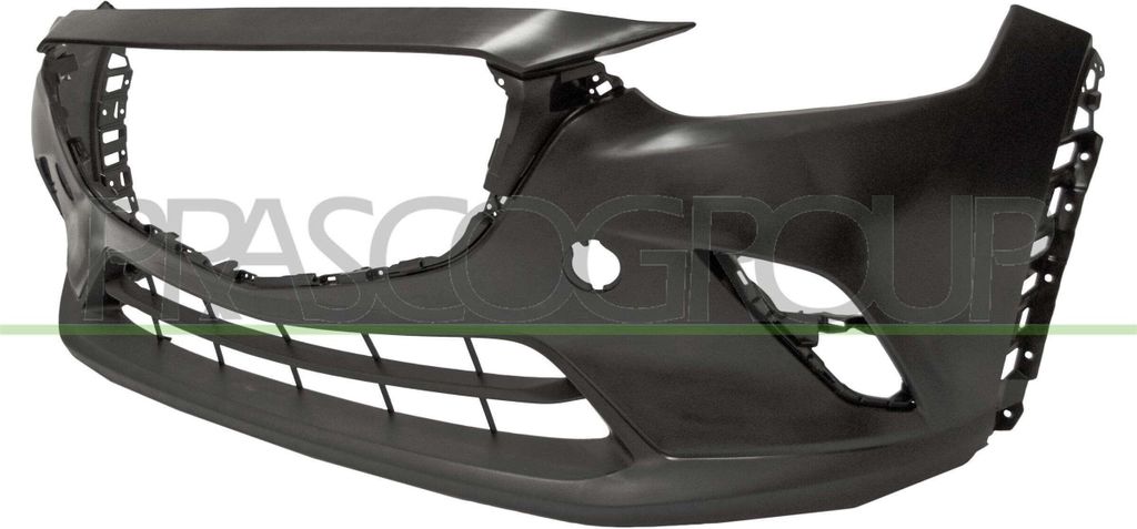PRASCO Stoßstange Stoßfänger für MAZDA CX-3 (DK) Schwarz MZ6021011